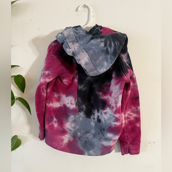 Munster Kids Pink and Light Blue Tie Dye Hooded Sweatshirt Luxury  {4} - Picture 4 of 5